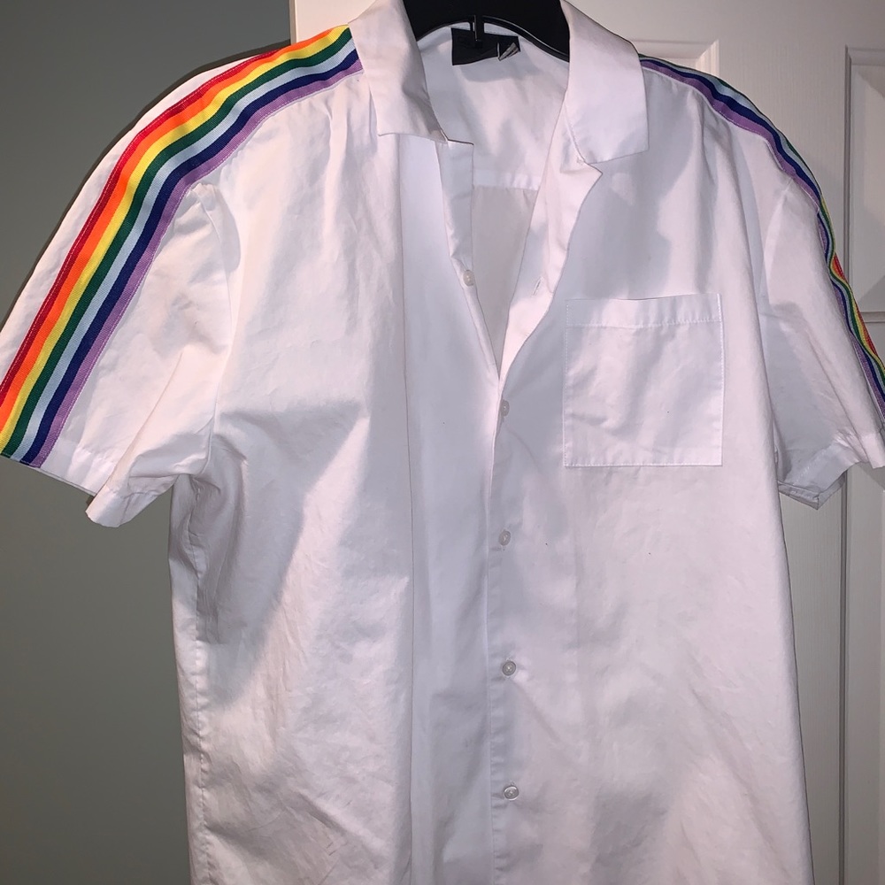 Casual Short Sleeve Button Down